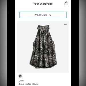 Joie Erola Halter Blouse